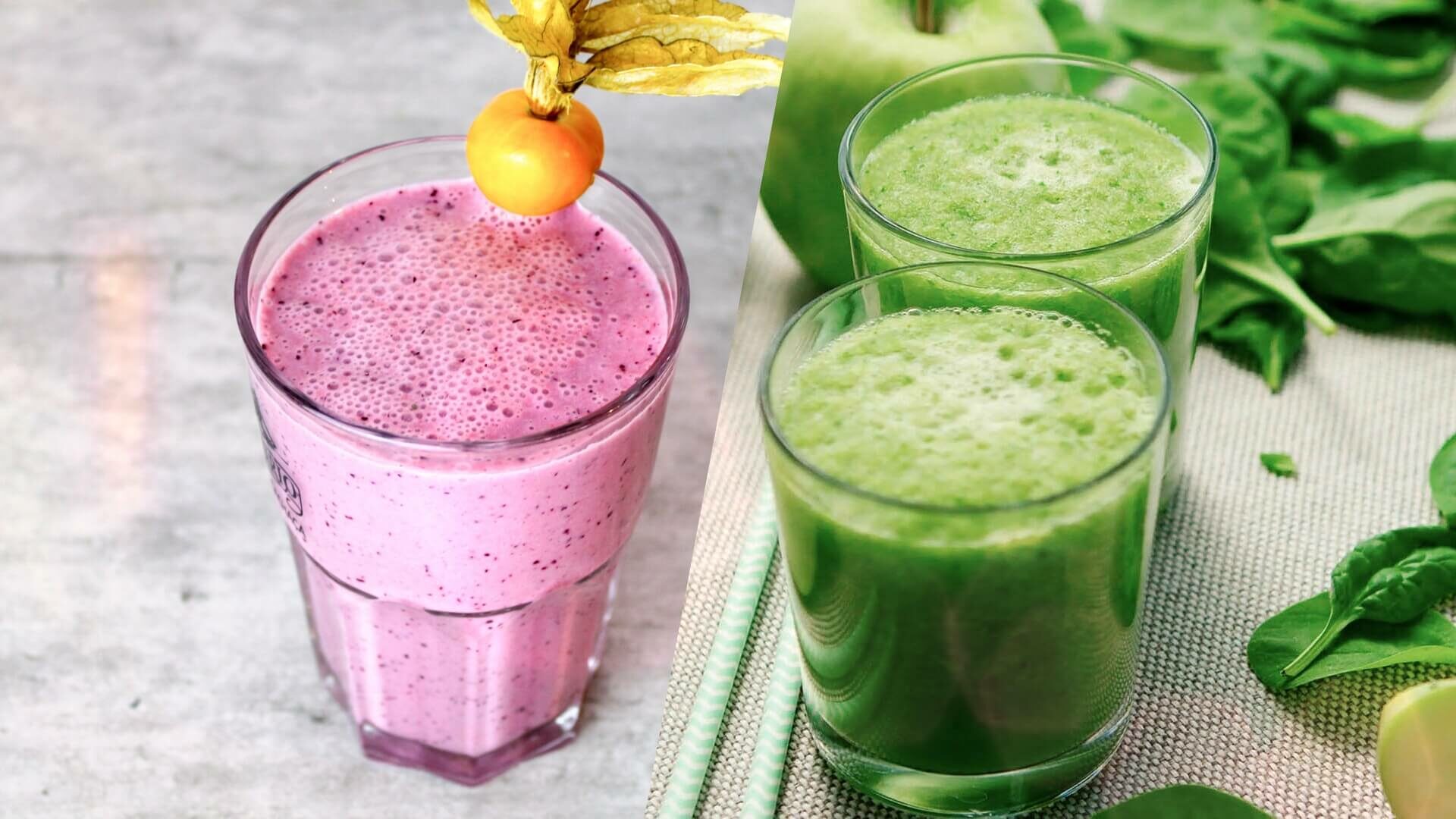 Diese Smoothies sind reine Energie-Booster