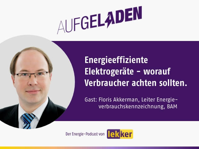 Floris Akkerman zu Gast im lekker Energie Podcast "Aufgeladen"