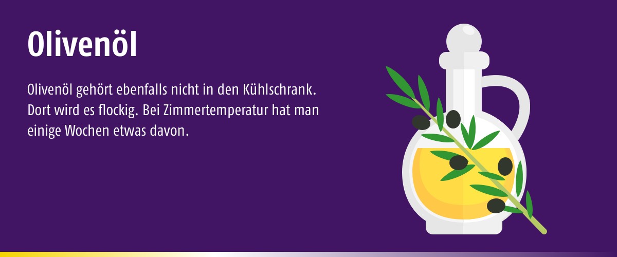lekker Blog Slider Kuehlschrank Olivenoel - Welche Lebensmittel gehören nicht in den Kühlschrank?